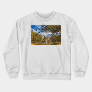 The Fountain in Forsyth Park, Savannah Georgia Crewneck Sweatshirt